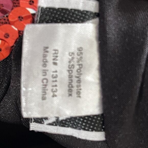 Y2K Move U Graphic Tank Top "FAMOUS" Women's SM Sequins Grunge Embellished Bling - Picture 12 of 13